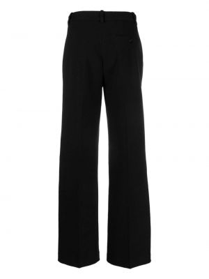 Bavlněné rovné kalhoty Circolo 1901 černé