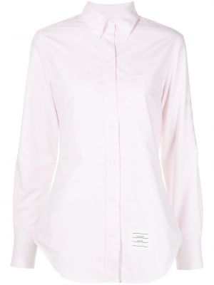 Péřová košile Thom Browne růžová