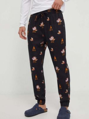 Pijamale Hollister Co. negru