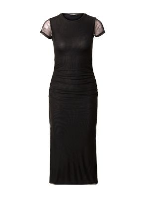Μίντι φόρεμα Tally Weijl μαύρο
