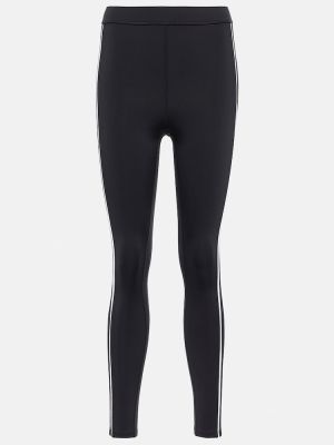Спортни панталони с висока талия Alo Yoga черно