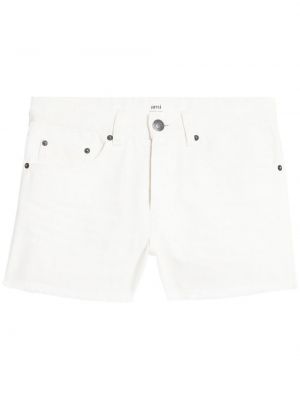 Shorts di jeans Ami Paris bianco
