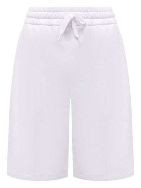 Белые хлопковые шорты Valentino