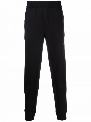 Pantalones de chándal con bordado Calvin Klein negro
