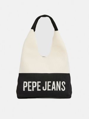 Bolsa de hombro Pepe Jeans beige