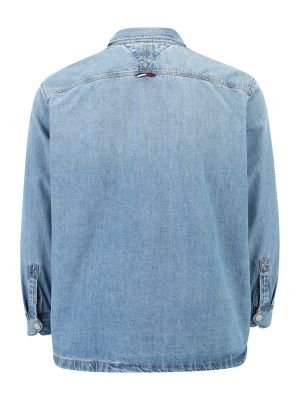 Rifľová košeľa Tommy Jeans Plus