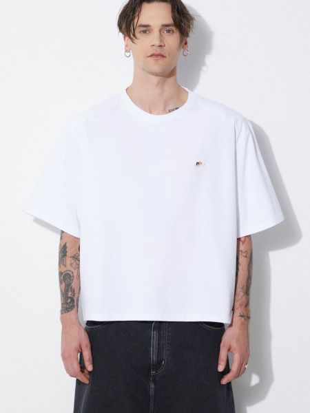 Βαμβακερή μπλούζα Fiorucci λευκό
