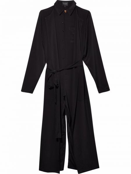 Klasické hedvábné krátký overal Marc Jacobs - černá