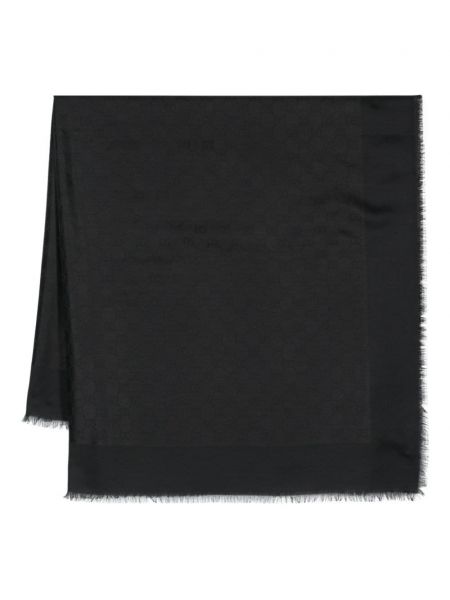 Jacquard schal Gucci schwarz