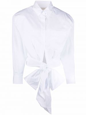 Camisa con lazo Alexandre Vauthier blanco