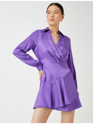 Mini šaty Koton fialové