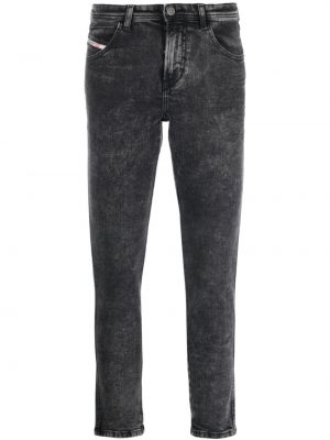 Skinny fit džinsai Diesel juoda