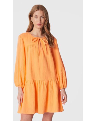 Laza szabású gyapjú nyári ruha Seafolly - narancsszínű