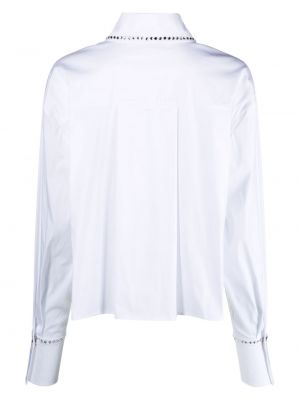 Křišťálová košile Genny bílá