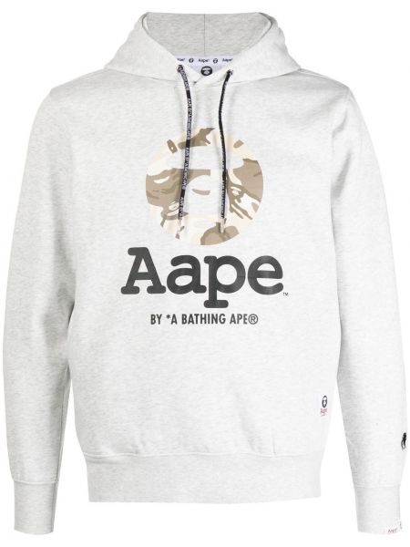 Raštuotas puloveris Aape By *a Bathing Ape® pilka