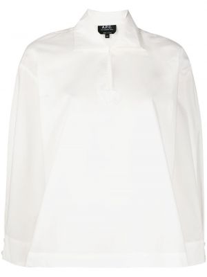 Памучна блуза A.p.c. бяло