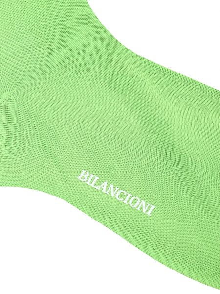 Хлопковые носки Bilancioni зеленые
