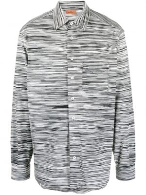 Koszula bawełniana z nadrukiem w abstrakcyjne wzory Missoni