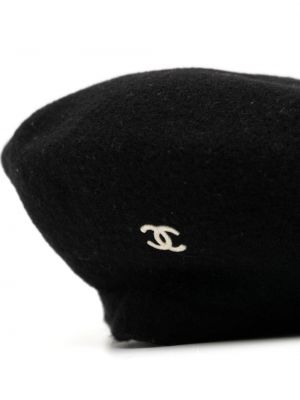 Beret Chanel Pre-owned czarny