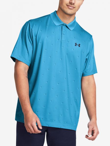Poloshirt mit print Under Armour blau