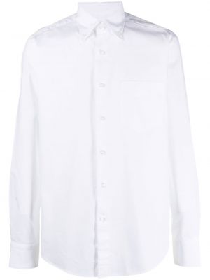 Bavlnená dlhá košeľa Orian biela