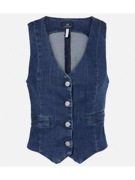 Denim vest Ag Jeans blå