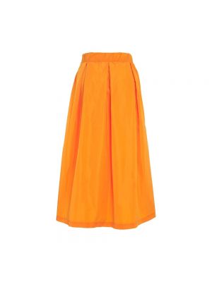 Długa spódnica Vicario Cinque pomarańczowa