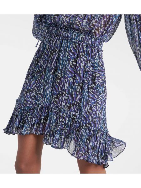 Ασύμμετρη φούστα mini με σχέδιο Marant Etoile