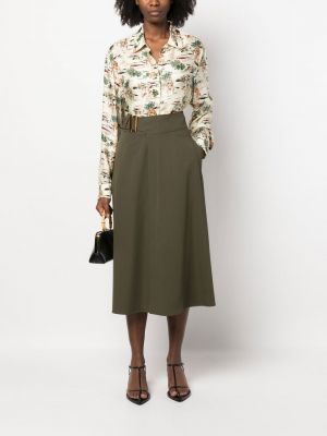 Midi sijonas Ralph Lauren Collection žalia