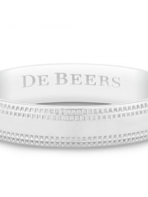 Prsten De Beers Jewellers stříbrný