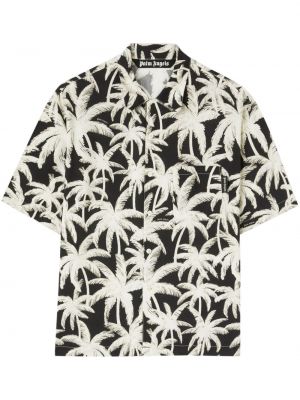 Košulja s cvjetnim printom s printom Palm Angels