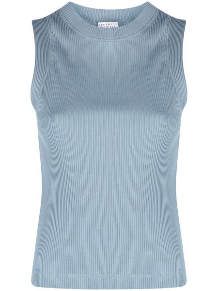 Tank top Brunello Cucinelli blå