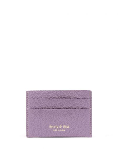 Usnjena denarnica Sporty & Rich vijolična
