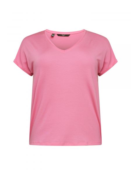 T-shirt Vero Moda Curve rosa