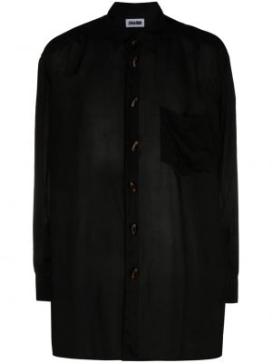 Priehľadná košeľa Magliano čierna