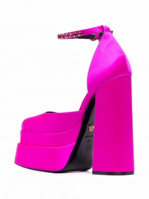 Sandály na platformě Versace růžové
