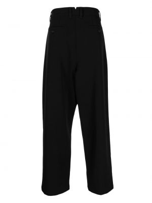 Asymetrické kalhoty relaxed fit Songzio černé