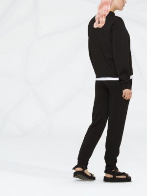 Bluza dresowa z nadrukiem Calvin Klein czarna