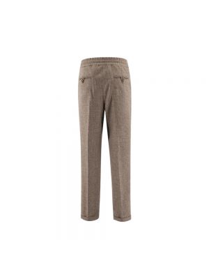 Pantalones chinos de lana Kiton marrón