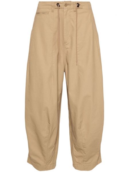 Pantalon en coton Needles beige