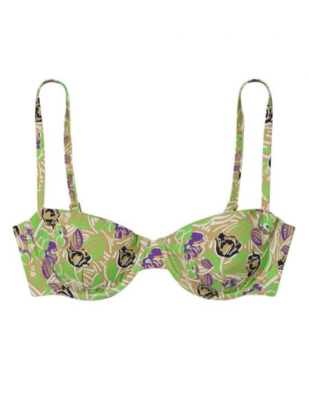 Bikini cu imagine Tory Burch verde