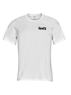 Koszulka z krótkim rękawem relaxed fit Levi's biała