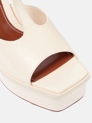 Sandale din piele cu platformă Zimmermann