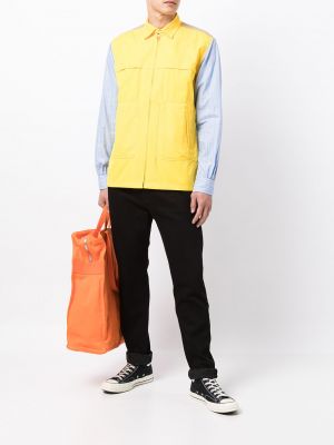 Camisa con cremallera Junya Watanabe Man amarillo