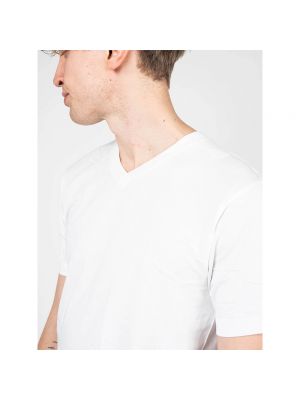 Camiseta con escote v Pepe Jeans blanco