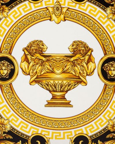 Bademantel aus baumwoll Versace gold