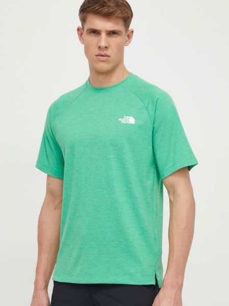 Тениска с дълъг ръкав The North Face зелено