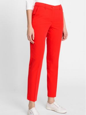 Pantaloni Olsen roșu