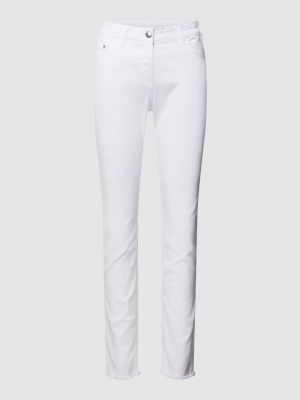 Jeansy skinny w jednolitym kolorze Sportalm białe
