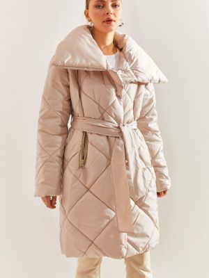 Oversized kabát s knoflíky Bianco Lucci